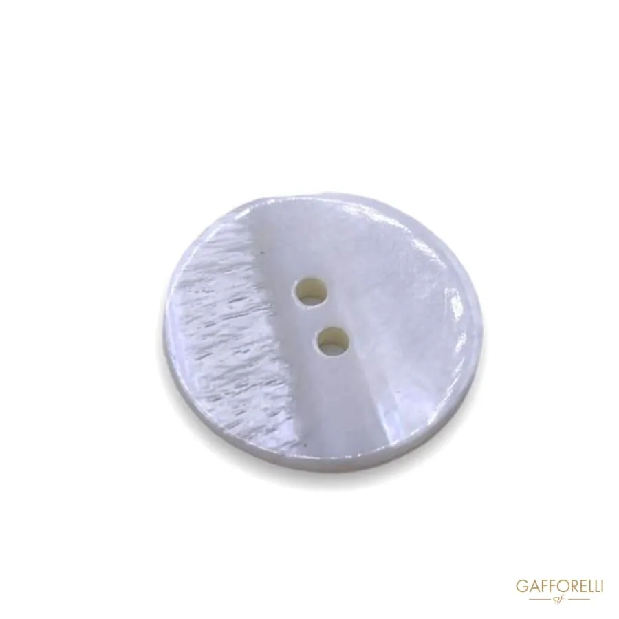 2 Holes Mother of Pearl River Buttons 659 - Gafforelli Srl