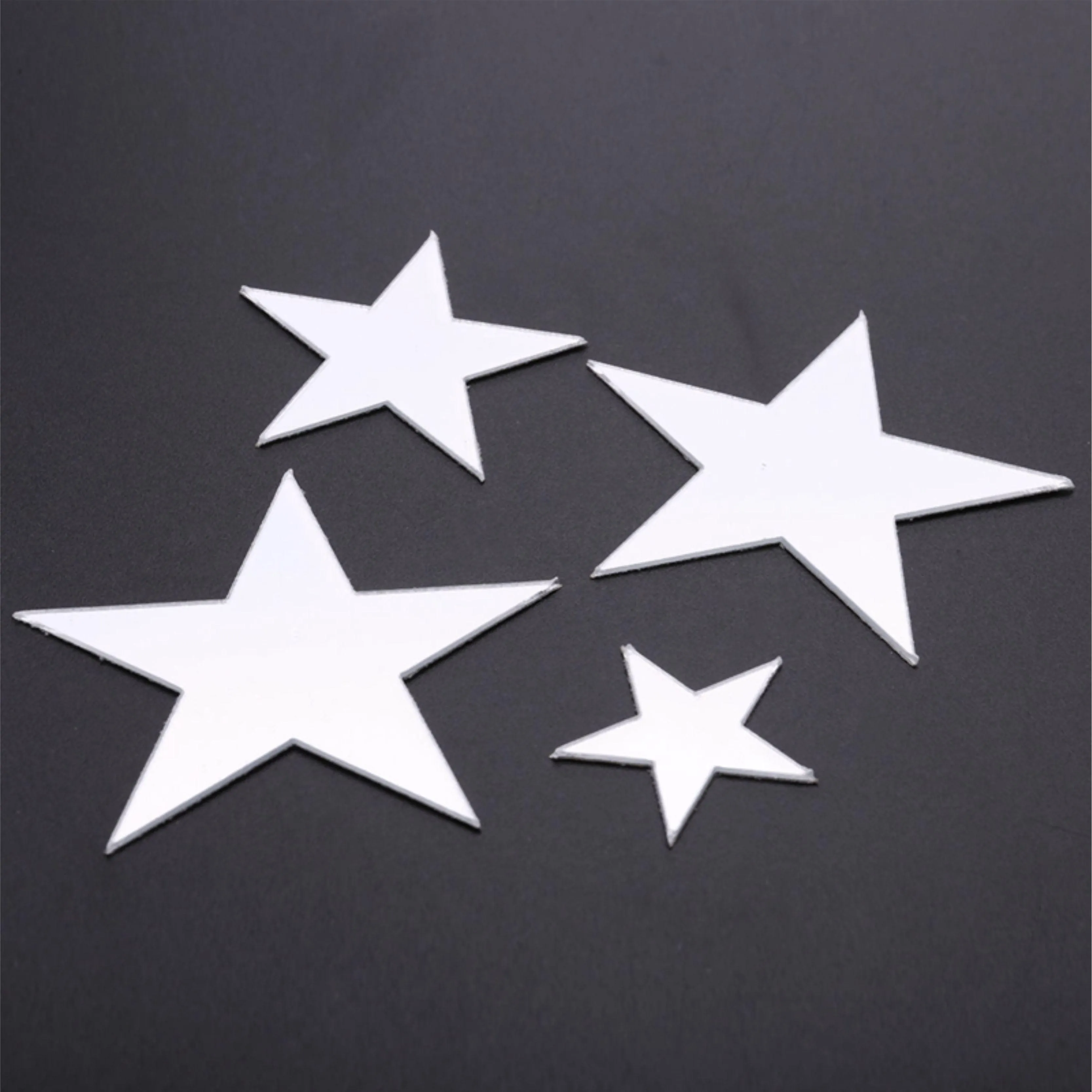 20pcs Star 3D Mirror Self Adhesiive Acrylic Mirror Sticker for wall Decoration Living Room Bedroom Kids Decorative wall Stickers