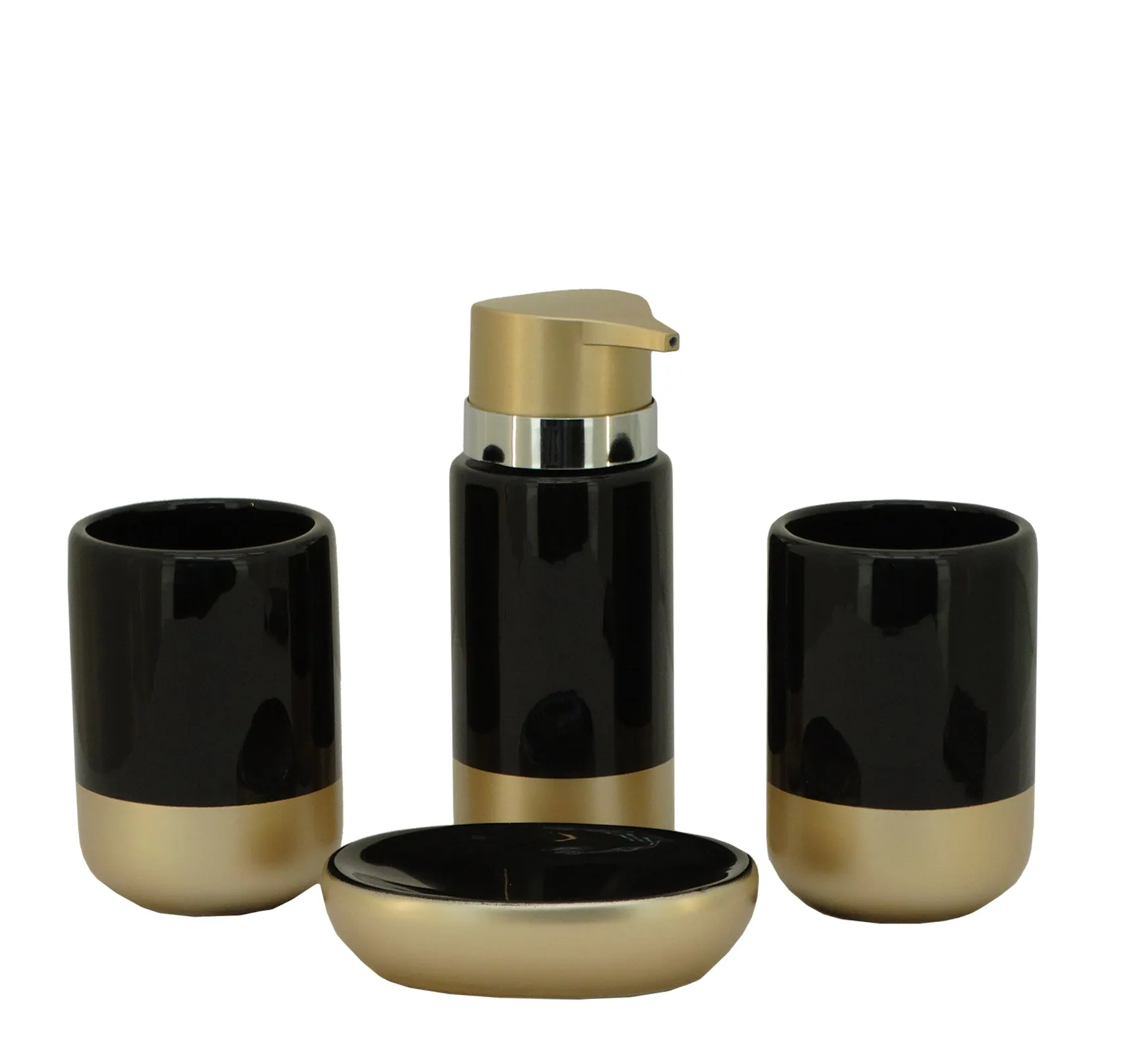 2924, 4PC Ceramic Bathroom Set