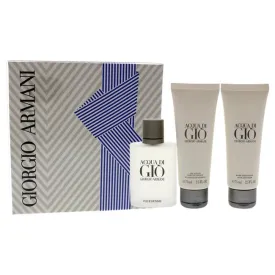 Acqua Di Gio by Giorgio Armani for Men - 3 Pc Gift Set