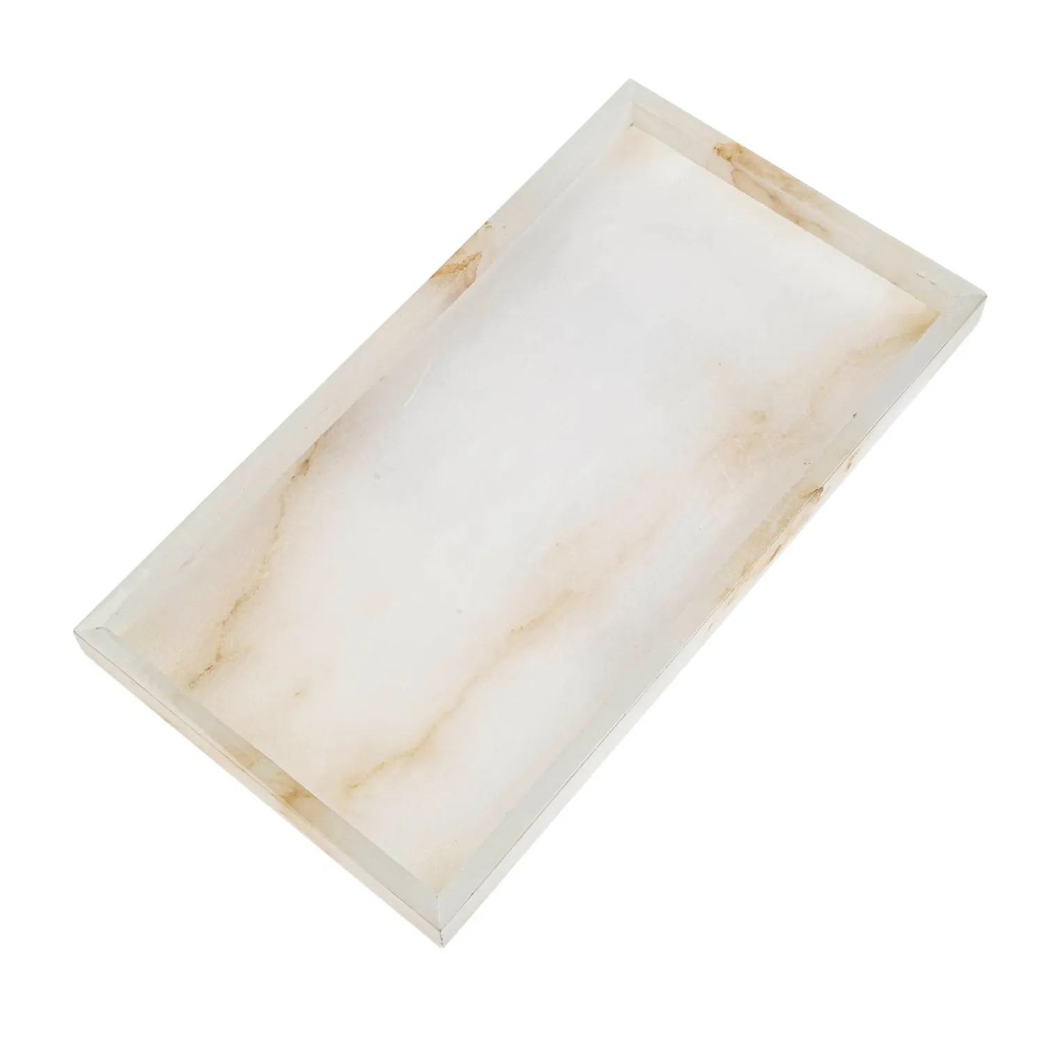 Alabaster Rectangular Tray