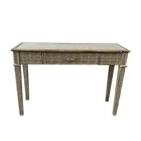 Amira Console Table - Antique Wood Finish