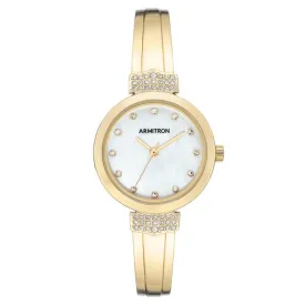 Armitron Gold Steel Bangle Women's Watch - 755637MPGP