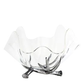 Arthur Court Antler Acrylic Bowl