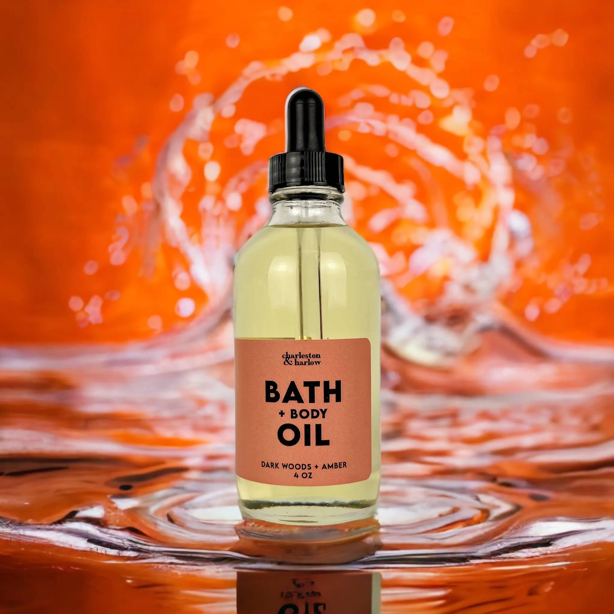 Bath   Body Oil - Dark Woods   Amber