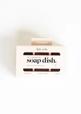 Bottle-Free Beauty Self-draining Soap Dish