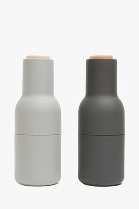 Bottle Grinder Cool Grey with Beech Lid EOL 2 Pack