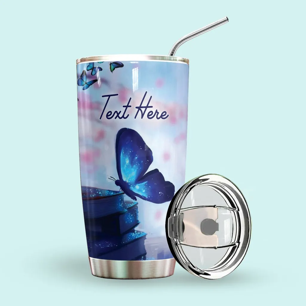 Butterfly Personalized Tumbler Fly