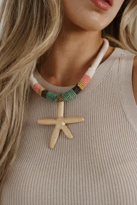 Cameron Starfish Necklace In Multi