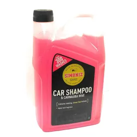 Car Shampoo & Carnauba Wax Simoniz 5 Litres Streak Free Formula Over 300 Washes, Guaranteed Shine