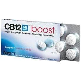 CB12 boost DRY MOUTH, bad breath chewing gum