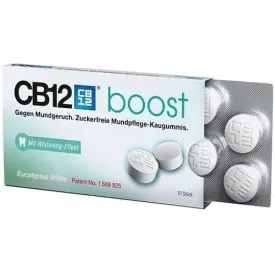 CB12 mouthwash boost eucalyptus chewing gum