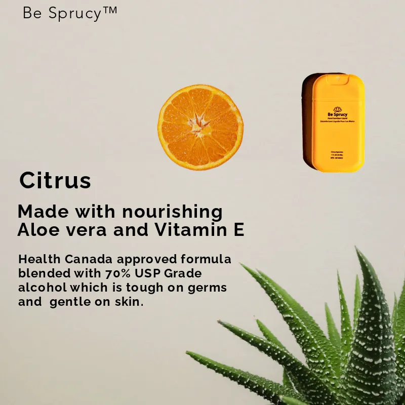 Citrus - Be Sprucy ™ 🍊 Hand Sanitizer