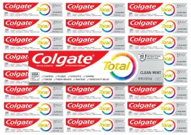 Colgate - Total Antibacterial Protection Toothpaste, Mint - 5.1 Oz - 24 Pack