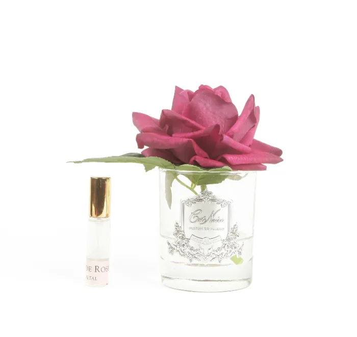 COTE NOIRE - PERFUMED NATURAL TOUCH SINGLE ROSE - CARMINE RED