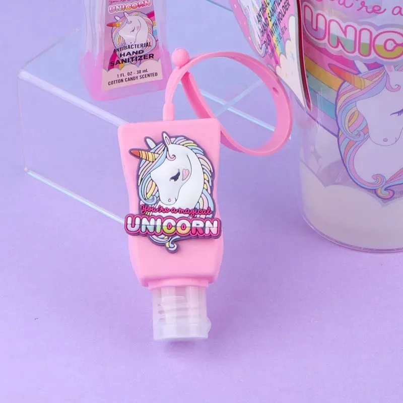 Double Layer ACRYLIC Cup With Hand Sanitizer - Unicorn