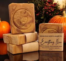 Everything Nice- Toasted Pumpkin Spice Scented Soap Bar 4-5 oz