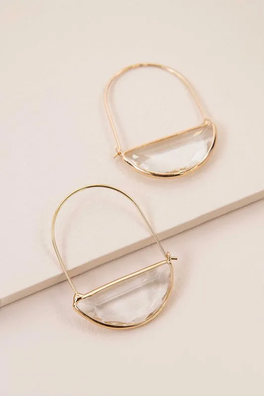 Glacier Hoop Earrings