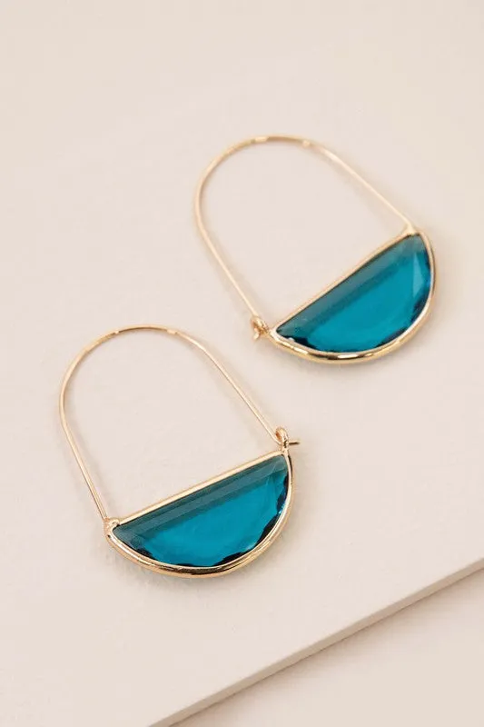 Glacier Hoop Earrings