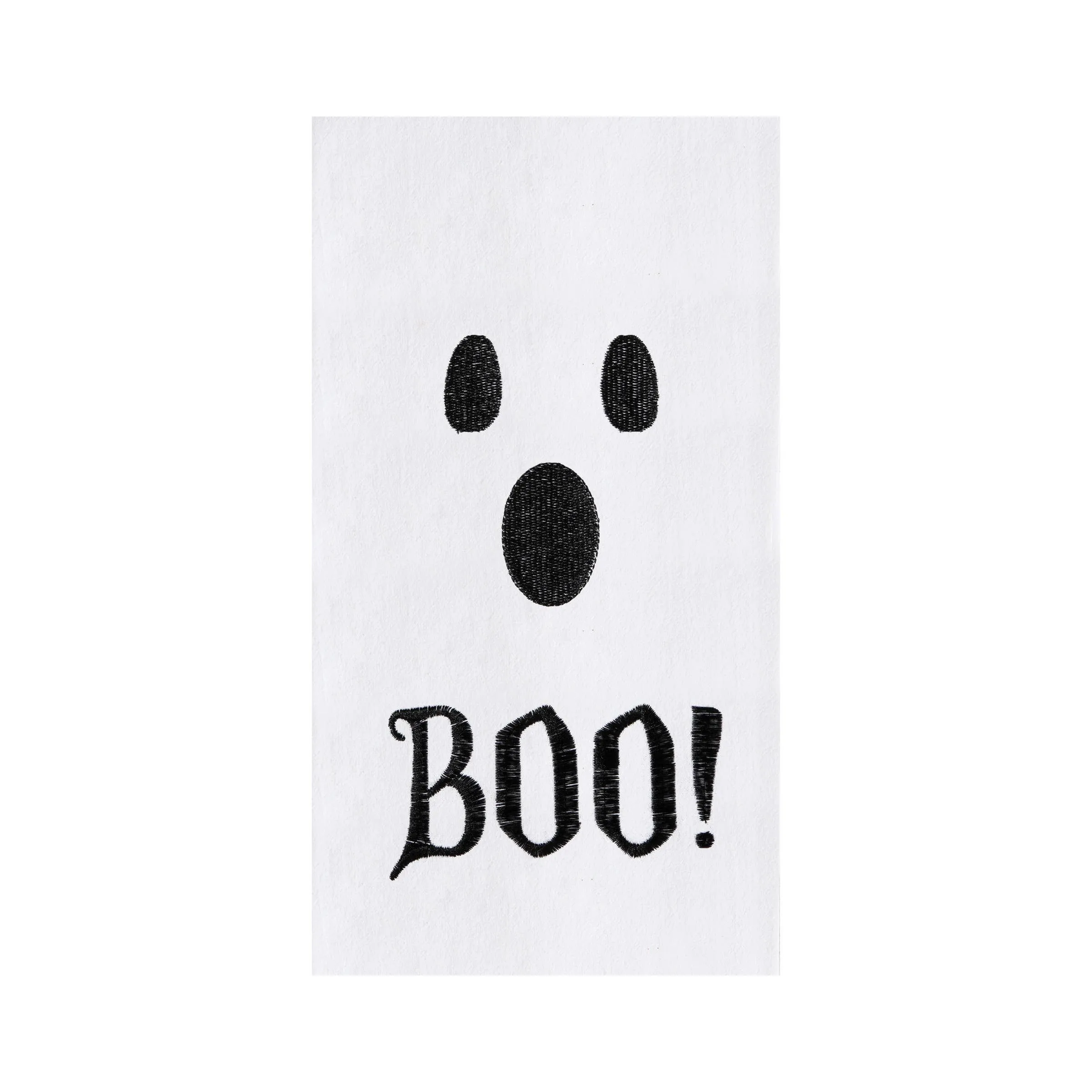 Halloween Boo Ghost Kitchen Flour Sack Dishtowel