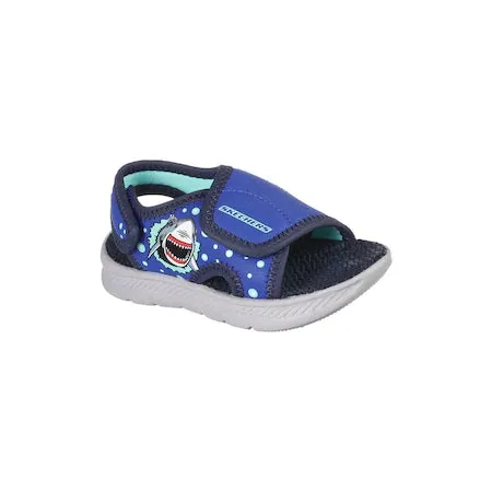 Kids Skechers Sandals C-Flex Lightweight Washable Strap Over 406500N Nvy SALE