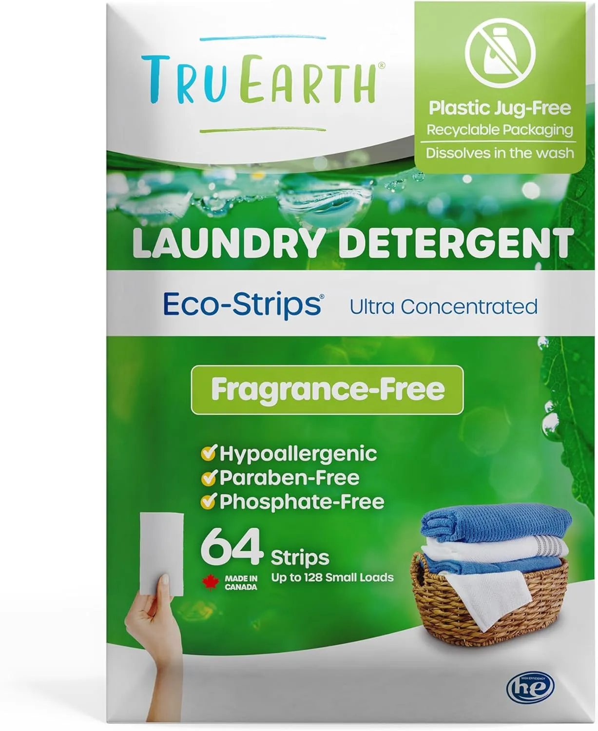 Laundry Detergent Sheets, Bulk, Paraben-Free, Original Eco-Strip Liquidless Laundry Detergent