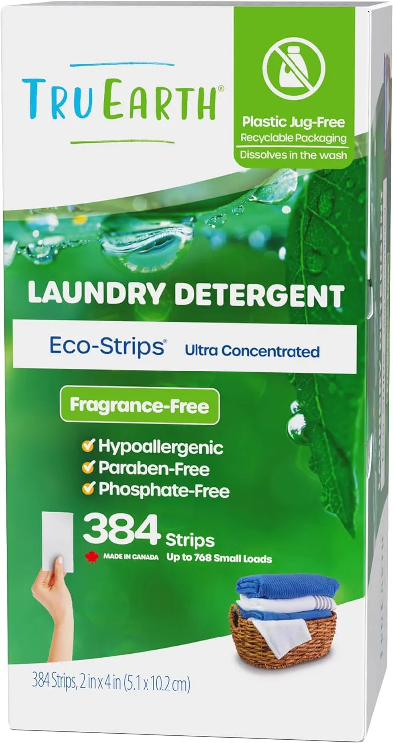 Laundry Detergent Sheets, Bulk, Paraben-Free, Original Eco-Strip Liquidless Laundry Detergent