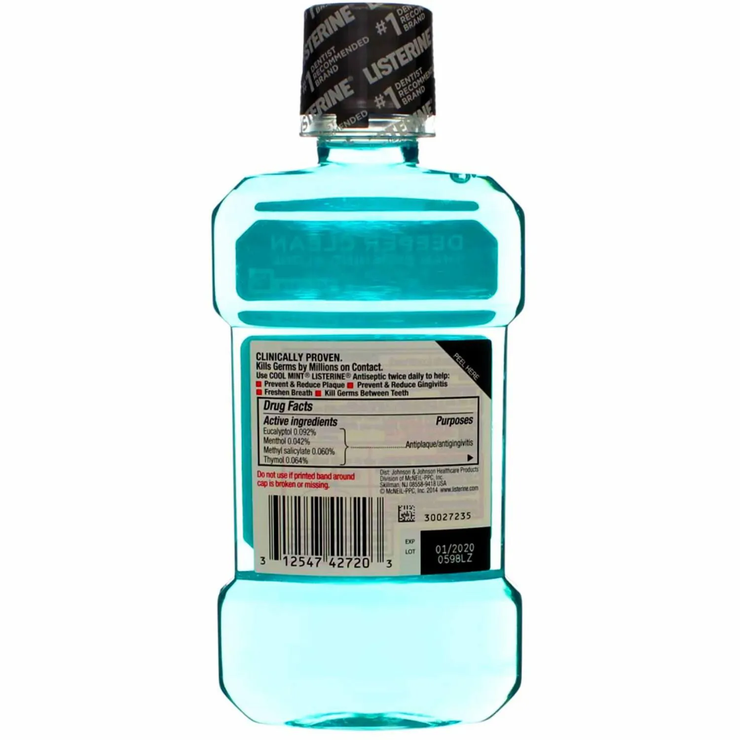 Listerine - Antiseptic Mouthwash Coolmint, Cool Mint - 8.5 Oz - 6 Pack