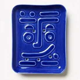 Memphis Soap Dish Blue