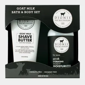 Men's 2-Piece Goat Milk Bath & Body Gift Set