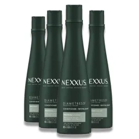 Nexxus Diametress Volumizing Hair Conditioner, Green Tea Extract, 13.5 Oz - 4 Pack