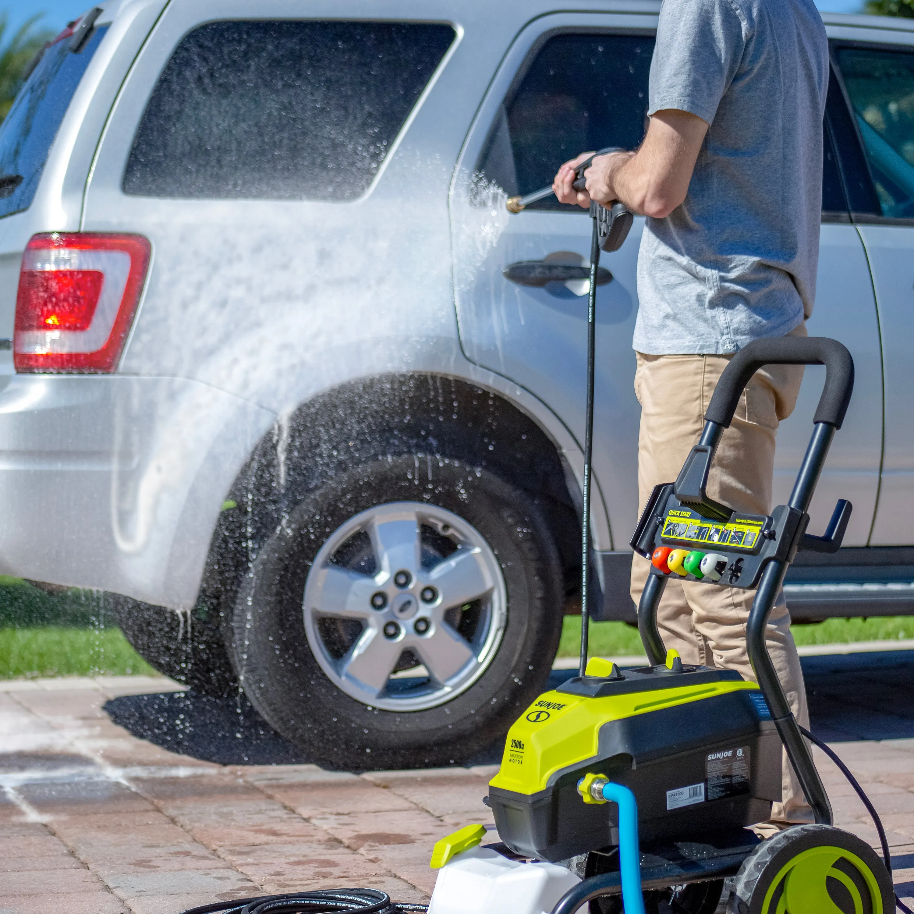 Sun Joe SPX-AW3Q 3-Pack Pressure Washer Auto Snow Foam Trio | Pineapple | Orange-Vanilla | Coconut