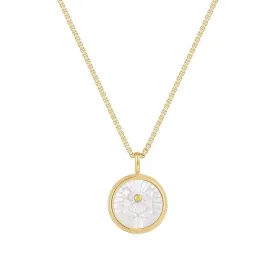 ZODIAC GEMINI MOTHER OF PEARL NECKLACE